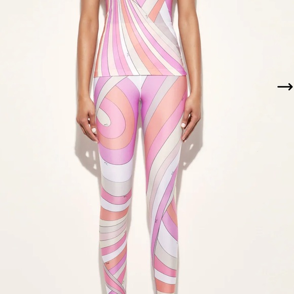Emilio Pucci Authentic Leggings Size M - Picture 3 of 8